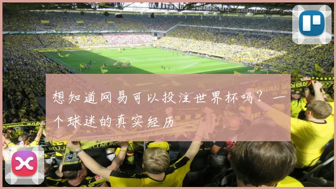 想知道网易可以投注世界杯吗？一个球迷的真实经历
