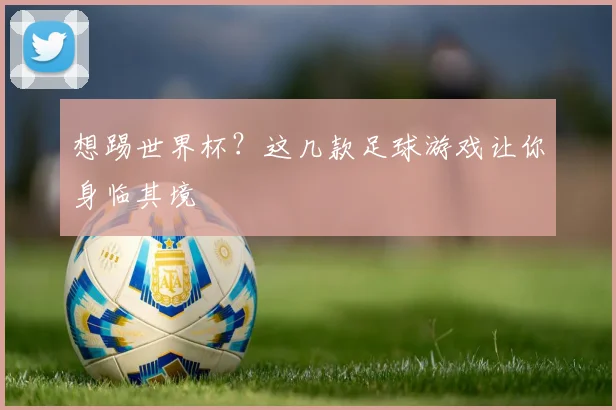 想踢世界杯？这几款足球游戏让你身临其境